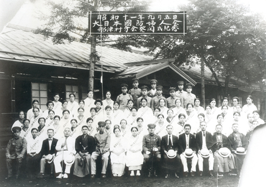 富士山周辺人々