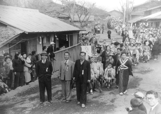 富士山周辺人々