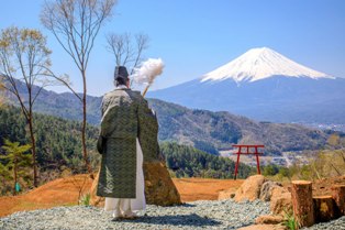 河口湖富士山遥拝所