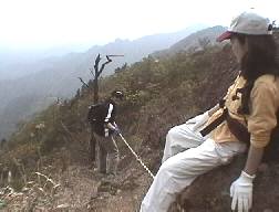 鍵掛峠へ