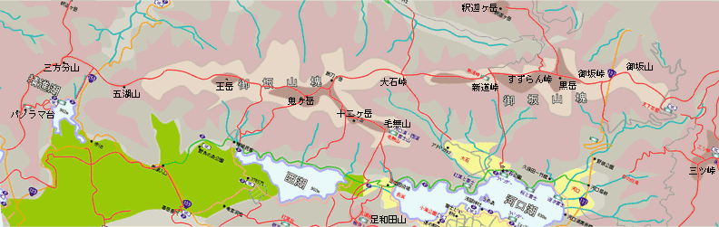 御坂山塊